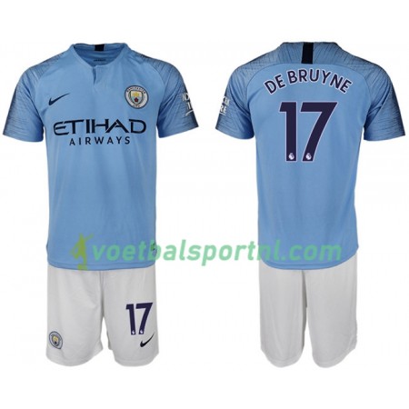Manchester City DE BRUYNE 17 Kind Thuis Tenue 2018-19